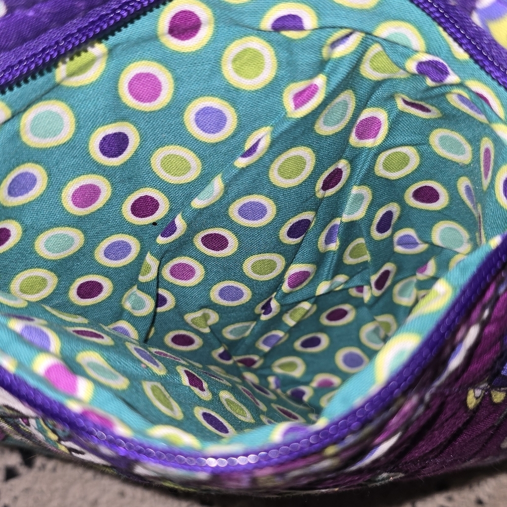 Vera Bradley Purple Paisley Bag, NWOT - Picture 9 of 12